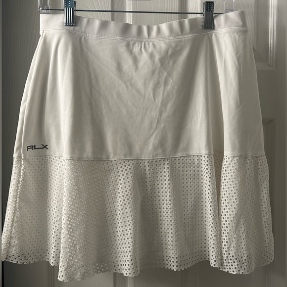 Ralph Lauren RLX Eyelet Panel Interlock Skirt - Picture 2 of 6